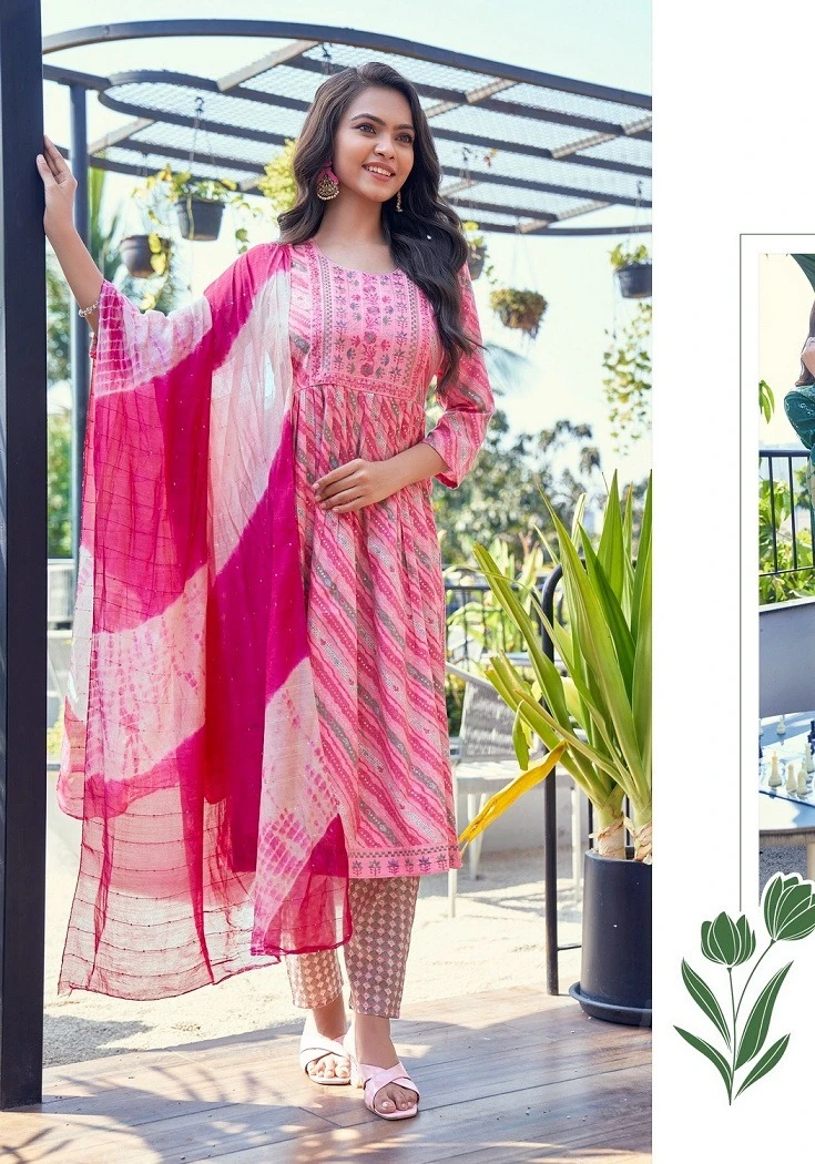Mystic9 Sara Vol 5 Two Tone Rayon Wholesale Readymade Salwar Suit Catalog — Wholesale Salwar Suits, MPA wholesale from Surat - Gallery Image 7